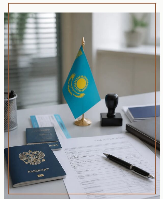 Оформление визы в Казахстан для поездки и работы в Шебекине
