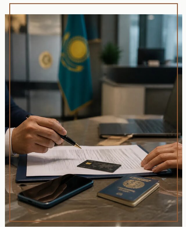 Открытие счета и банковской карты в Казахстане в Шебекине